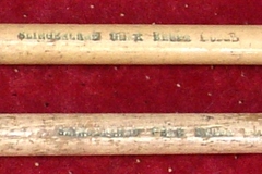 Selling with online payment: Vintage SLINGERLAND Gene Krupa model pair of drumsticks