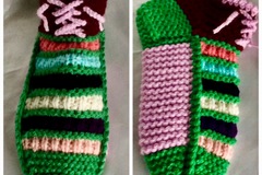 Vente au détail: Chaussons bottines en tricot 