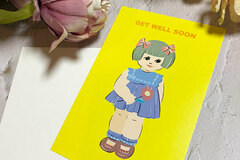  : Hong Kong style get well soon postcard, greeting card