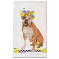 Selling: American Bulldog Floral Dog Kitchen Dish Towel Pet Gift