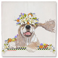 Selling: Cocker Spaniel Dog Floral Kitchen Dish Towel Pet Gift