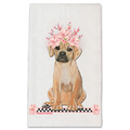 Selling: Puggle Dog Floral Kitchen Dish Towel Pet Gift
