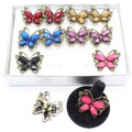 Buy Now: Dozen Antiqued Gold Butterfly Adjustable Rings R2011