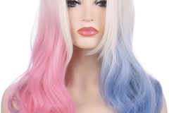 Selling with online payment: Harley Quinn Ombré Wig 