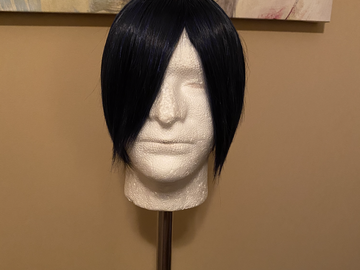 Selling with online payment: Short Dark Blue Wig