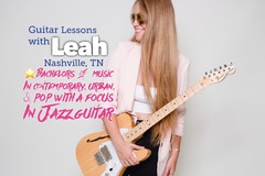 Guitar - 60 Minute: Guitar & Voice Lessns with Leah SKYPE/ZOOM (60 min TRIAL LESSON)
