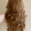 Selling with online payment: Curly Brown Wig with Hair Curl