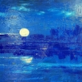 Sell Artworks: Golden Moon Over Sea of Tranquility