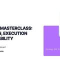 Live class: Masterclass: Innovation, Execution & Sustainability 