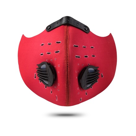 1000x MIX Face Mask With Active Carbon Filter Breathing Valves 