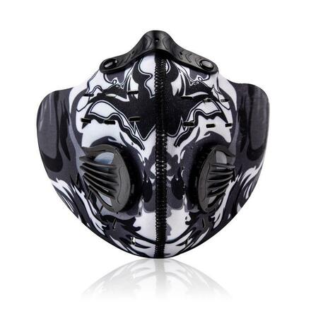 1000x MIX Face Mask With Active Carbon Filter Breathing Valves 