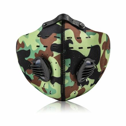 1000x MIX Face Mask With Active Carbon Filter Breathing Valves 
