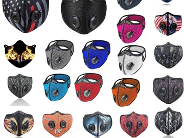 Comprar ahora: 1000x MIX Face Mask With Active Carbon Filter Breathing Valves 
