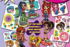 Bulk Lot (Liquidation & Wholesale): Wholesale Assorted 3D Mini Cartoon Girl Puzzles