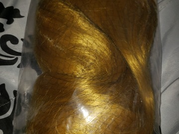 Selling with online payment: Gold/Blonde Long Wig from eBay