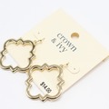 Buy Now: Dozen Crown & Ivy Gold Ornate Drop Earrings $168 Value