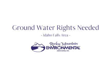 Water Right Buyer: Water Rights Needed - Idaho Falls
