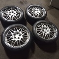 Selling with online payment: Set of DONZ Rims and Tires