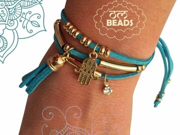Buy Now: Ombeads bracelets 60 sets of 3 with free gift bag