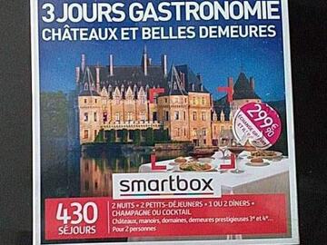 Vente: Smartbox 3 jours gastronomie châteaux et belles demeures -299,90€