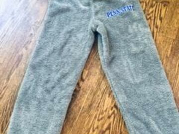 Selling A Singular Item: New Fuzzy Lounge Pant with Penn State Patch on leg