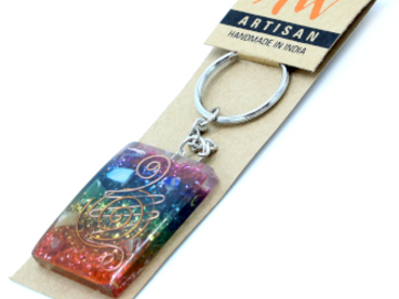 Selling: Orgonite Power Keyring - Home Protect Copper and Chakra