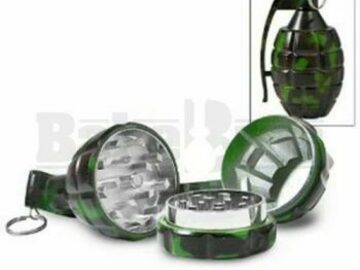 Post Now: Hand Grenade Style Pollen Grinder Camouflage Pack Of 6