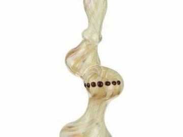  : Glass Sherlock Bubbler – Gold and Silver Fumed…