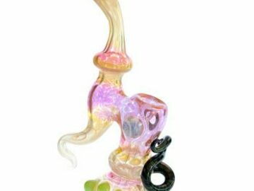 Post Now: Glass Sherlock Bubbler – Fumed and Colored Glass
