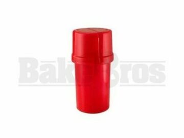  : Medtainer Container Grinder 3 Piece 3.5″ Solid Red Pack