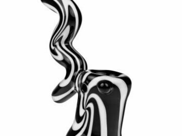  : G-Spot Glass Sherlock Bubbler Pipe – Black and…