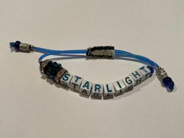 Selling A Singular Item: Alphabet Letter "STARLIGHT" PULL BRACELET