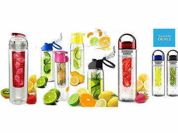 Bulk Lots: Mystery Lot Fruit Infuser Water Bottle 12 pcs  ALL NEW BOX
