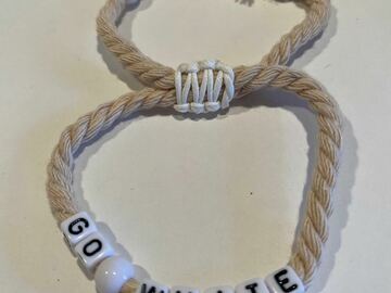 Selling multiple of the same items: "GO White" Spirit Bracelet