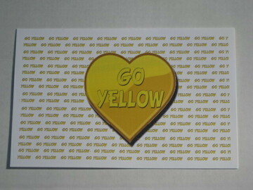 Selling multiple of the same items: Oversized "Go Yellow" Greeting Card