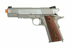 Selling: Colt 1911 .45 ACP CO2 Rail Gun Blowback Airsoft Pistol, Stainless