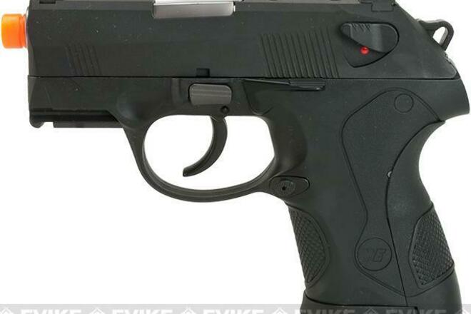 Bulldog Compact Airsoft Gas Blowback GBB Pistol (Color: Bla