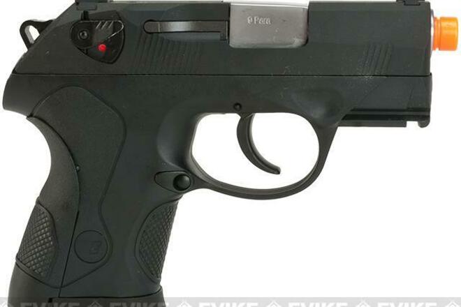 Bulldog Compact Airsoft Gas Blowback GBB Pistol (Color: Bla