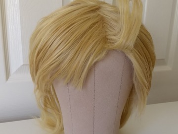 Selling with online payment: Arda short blonde wig Lemon (Dio Brando JJBA) (free US ship)