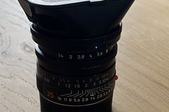 Vermieten: Leica-M Summilux 35mm 1.4 ASPH (mit Sony-E & L-Mount Adapter)