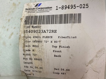 Contact Seller to Buy: Fibertite 45 mill fleece back membrane