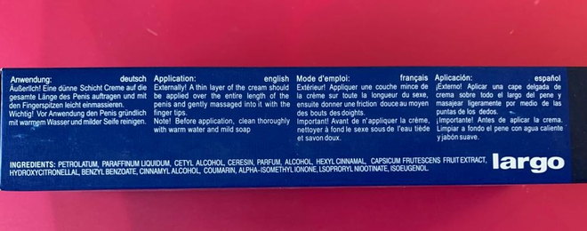 100X wholesale lot of LARGO CREAM 40ML