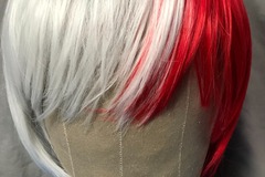 Selling with online payment: Todoroki Spilit Red/White Short Wig