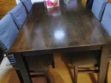 For Sale: Dining-table with 6 chairs for Sale only 150NZD
