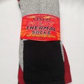 Buy Now: CLOSEOUT Mens women Sock 3Pack 1 Red/Grey,  Blue/grey, 1 Black/G