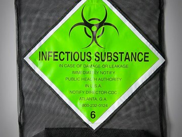 Selling A Singular Item: New "Infectious Substance" Laundry Bag