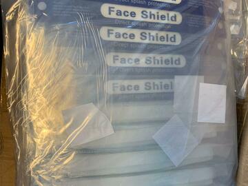 Gebruikte apparatuur: 50 Face Shields - Spatschermen - Gelaatschermen