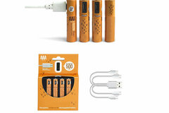 Comprar ahora: Rechargeable  48 Pcs AAA Batteries With Charging  Cable Free 