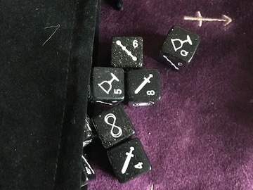 Selling: NEW! Tarot dice reading (Free Reading Inside)