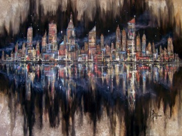 Sell Artworks: City Lights I
